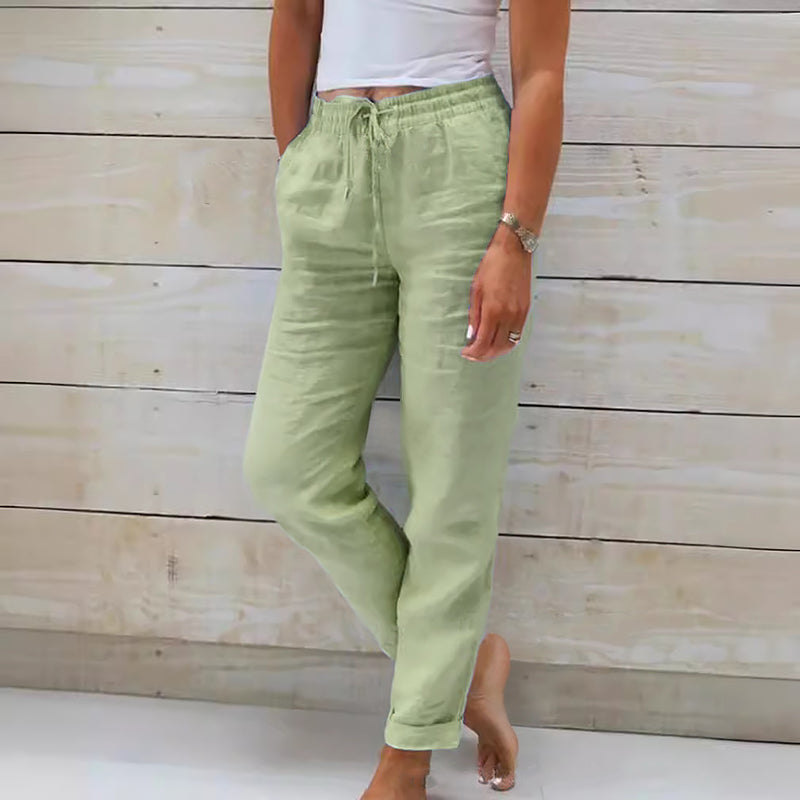 Adriana Cavalli Drawstring Pants with Elastic Waist