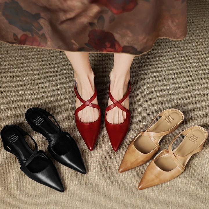 Alessia Romano Genuine Leather Flats