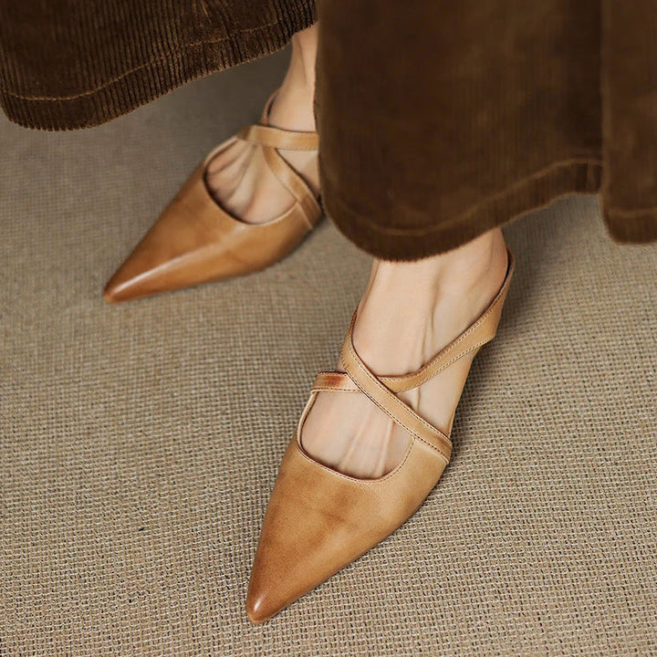 Alessia Romano Genuine Leather Flats