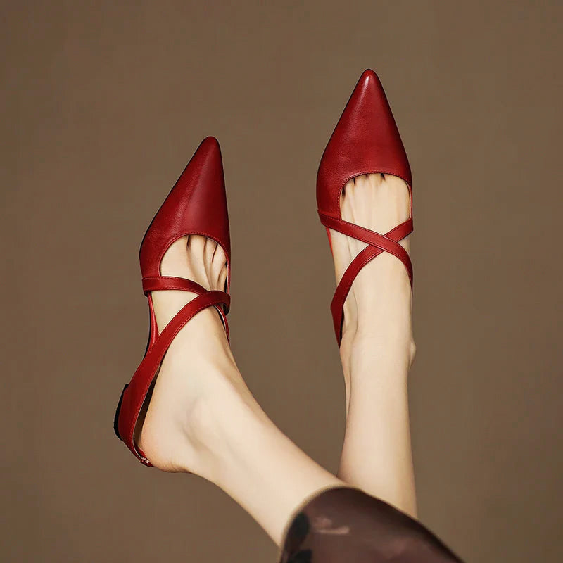 Alessia Romano Genuine Leather Flats