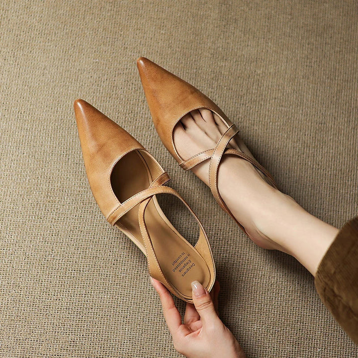 Alessia Romano Genuine Leather Flats