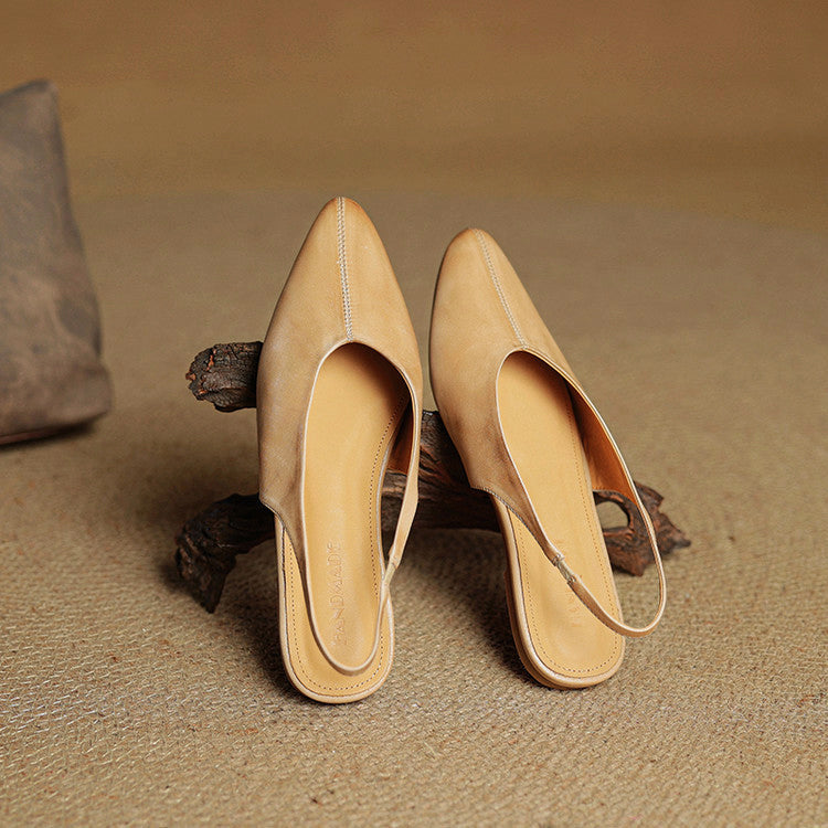 Alessia Romano Pointed Slingback Flats