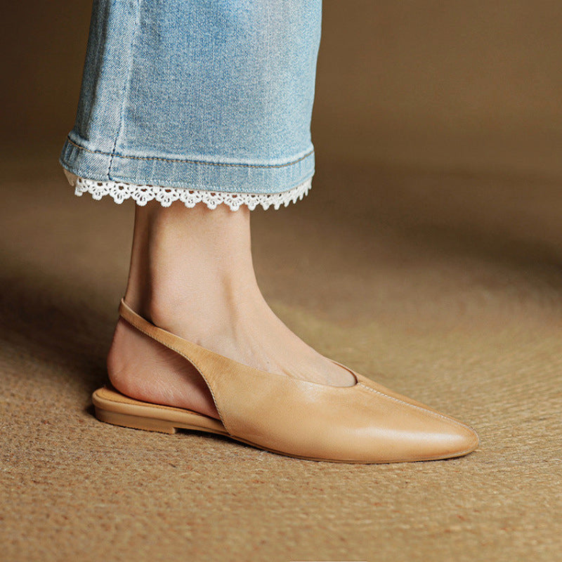 Alessia Romano Pointed Slingback Flats