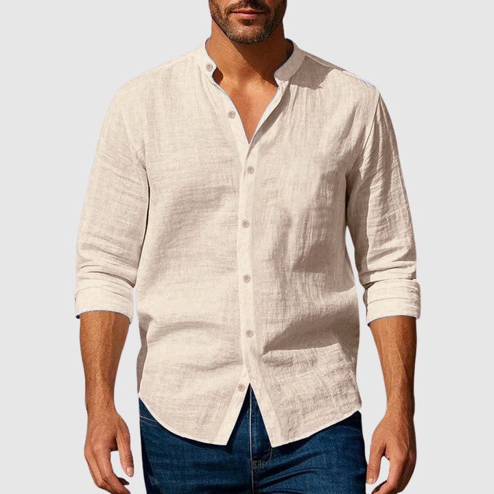 Alexander Heliot Linen Button-Up Shirt