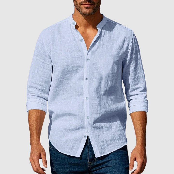 Alexander Heliot Linen Button-Up Shirt