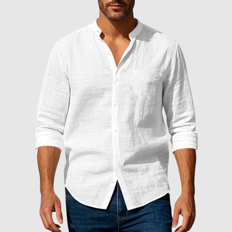 Alexander Heliot Linen Button-Up Shirt