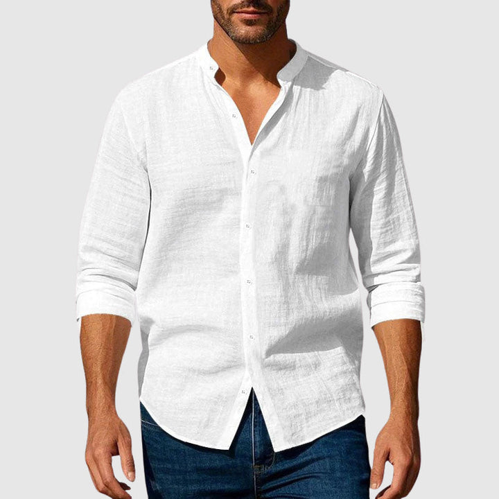 Alexander Heliot Linen Button-Up Shirt