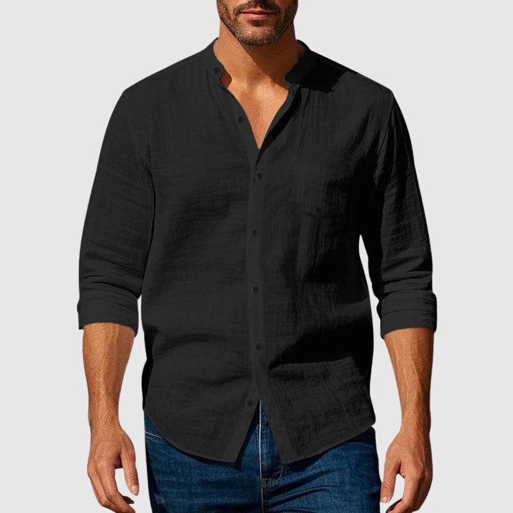 Alexander Heliot Linen Button-Up Shirt