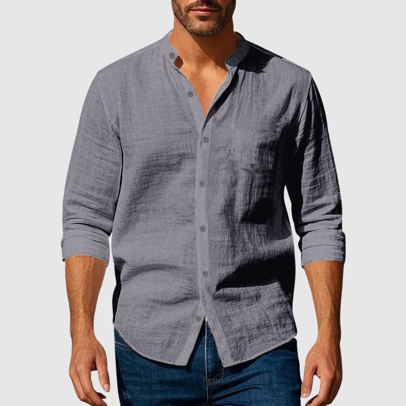 Alexander Heliot Linen Button-Up Shirt