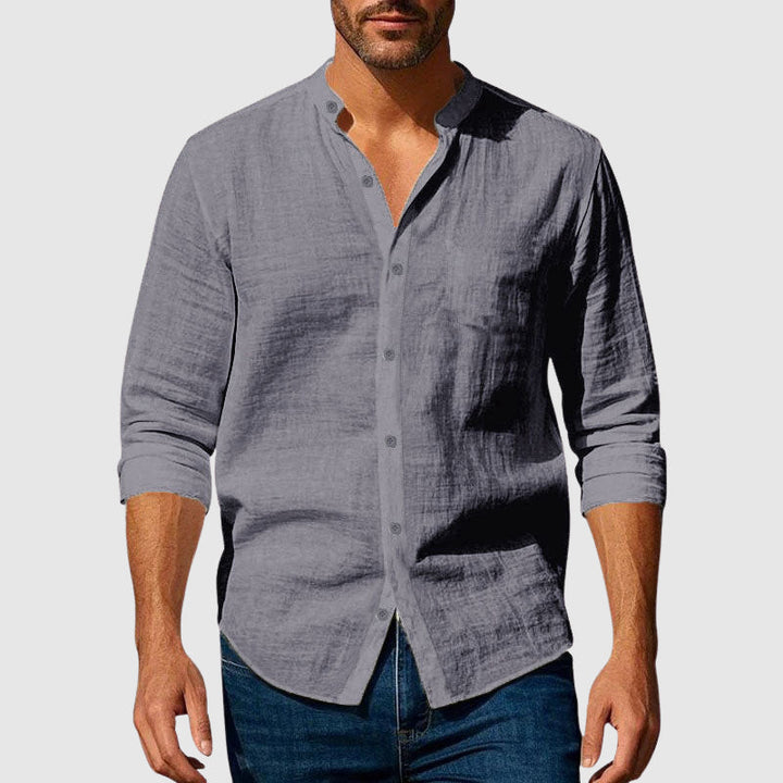 Alexander Heliot Linen Button-Up Shirt