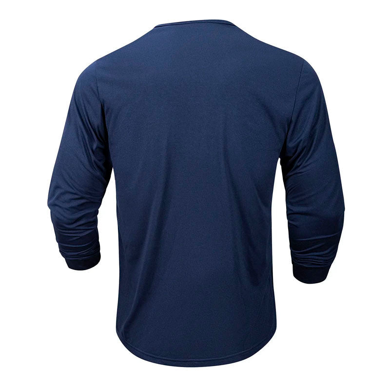 Alexander Heliot Long Sleeve Henley Shirt