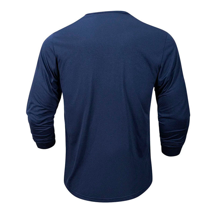 Alexander Heliot Long Sleeve Henley Shirt