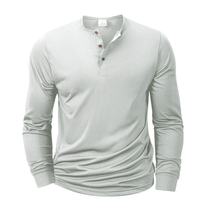Alexander Heliot Long Sleeve Henley Shirt