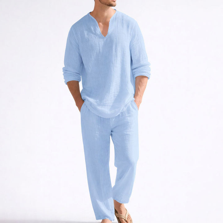Alexander Heliot Relaxed Two Piece Linen Set