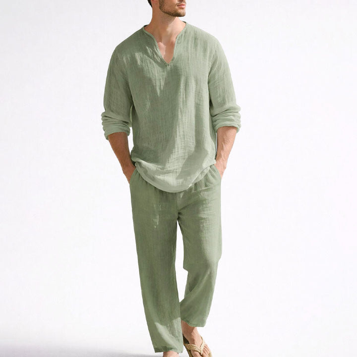 Alexander Heliot Relaxed Two Piece Linen Set