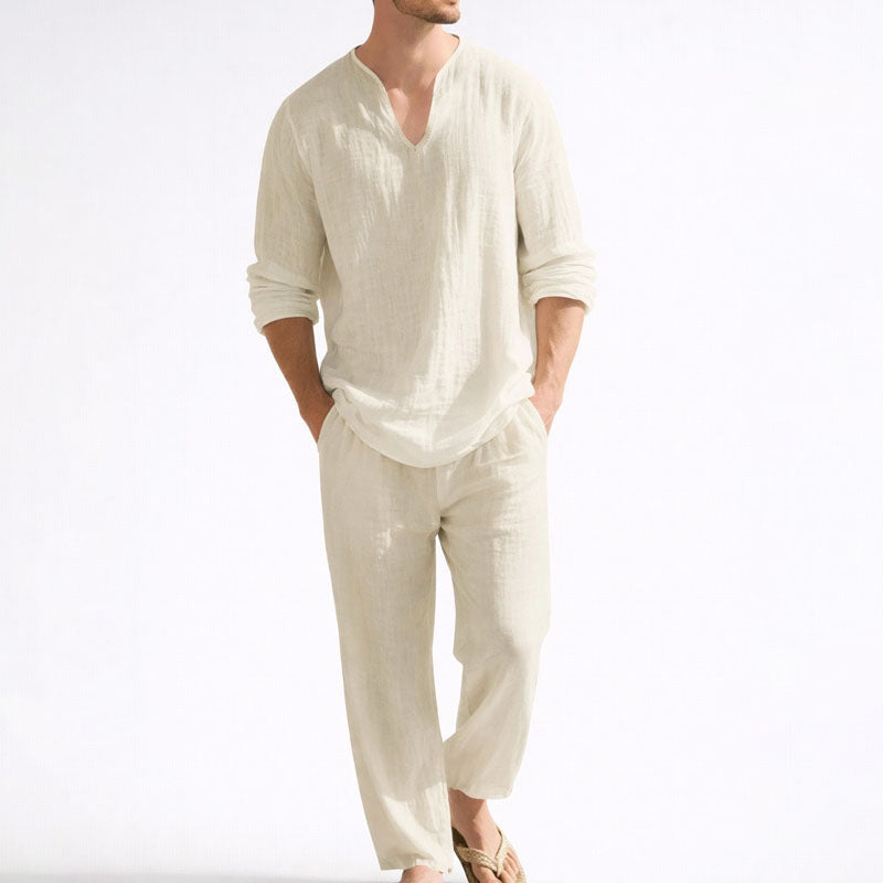 Alexander Heliot Relaxed Two Piece Linen Set