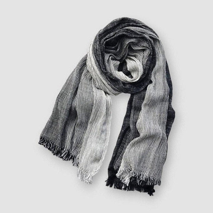 Briarwood Contrast Textured Fringe Scarf