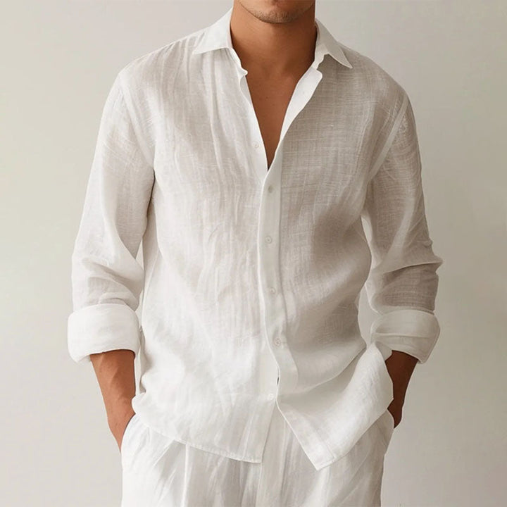 Davide Costa Button-Up Shirt with Classic Collar