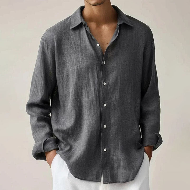 Davide Costa Button-Up Shirt with Classic Collar