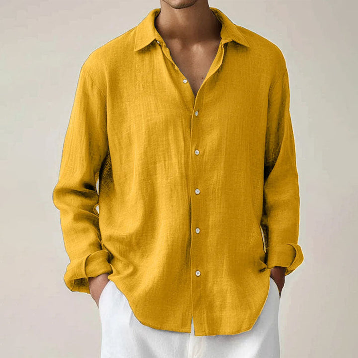 Davide Costa Button-Up Shirt with Classic Collar