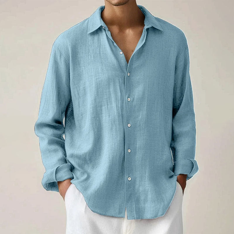 Davide Costa Button-Up Shirt with Classic Collar