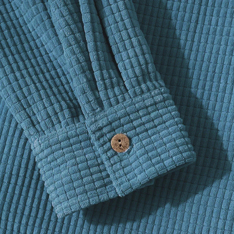 Davide Costa Hooded Corduroy Overshirt