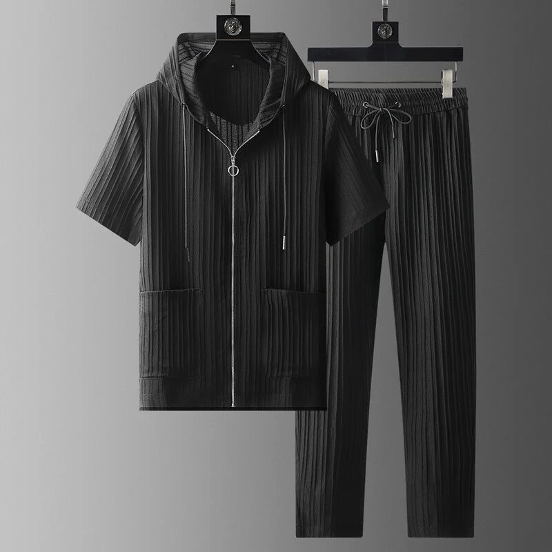 Davide Costa Ribbed Two-Piece Set