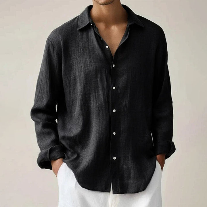 Davide Costa Button-Up Shirt with Classic Collar