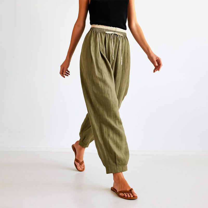 Giulia Bellini Cotton Harem Pants