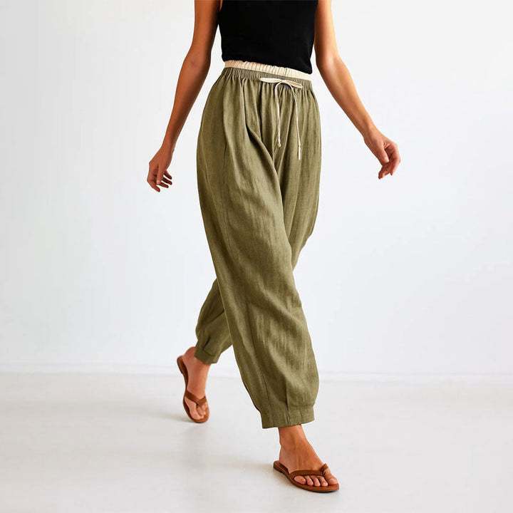 Giulia Bellini Cotton Harem Pants
