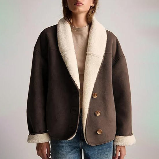 Giulia Bellini Suede Luxe Jacket