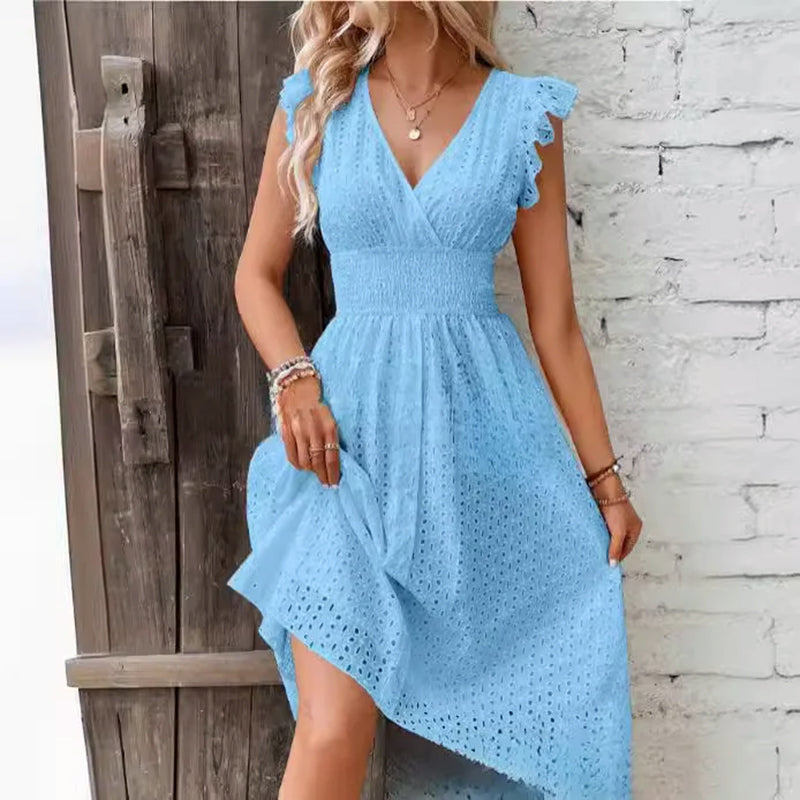 Isabella Conti Embroidered Eyelet Dress