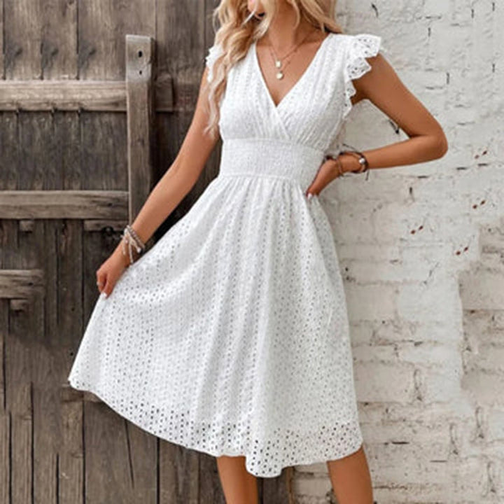 Isabella Conti Embroidered Eyelet Dress
