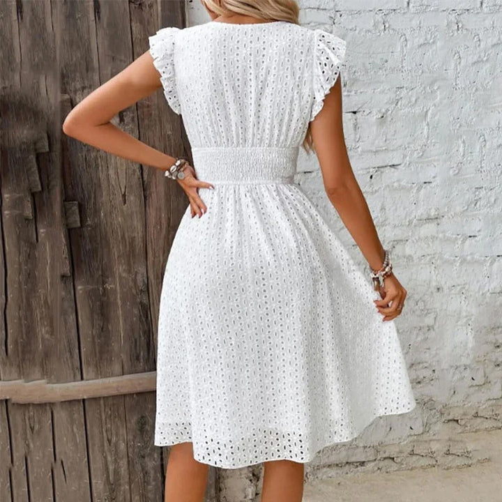 Isabella Conti Embroidered Eyelet Dress