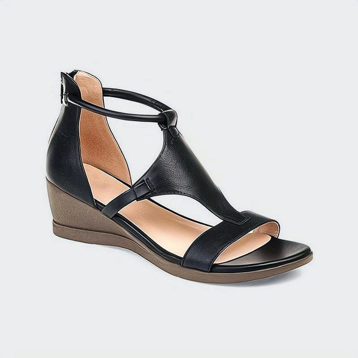 Isabella Conti Open-Toe Sandals with Ankle Strap