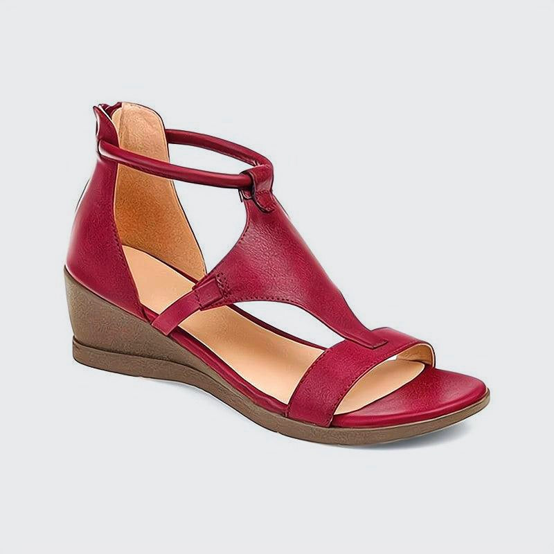 Isabella Conti Open-Toe Sandals with Ankle Strap