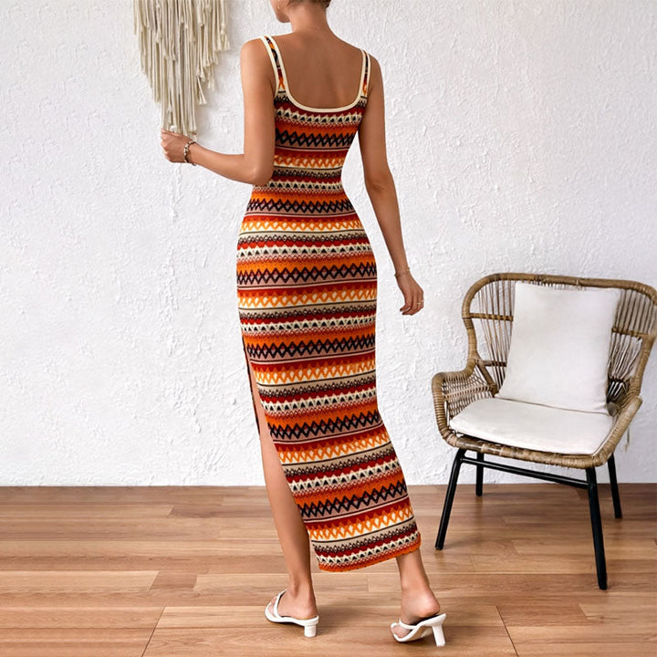 Isabella Conti Boho Pattern Maxi Dress