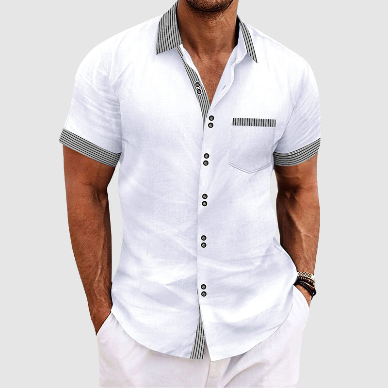 Marco De Luca Cotton Summer Shirt
