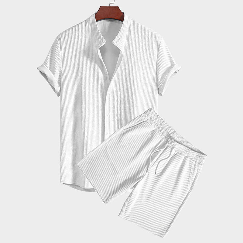 Marco De Luca Ribbed Beach Set