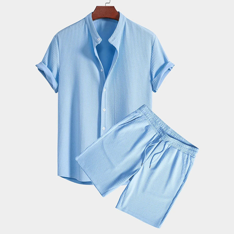 Marco De Luca Ribbed Beach Set