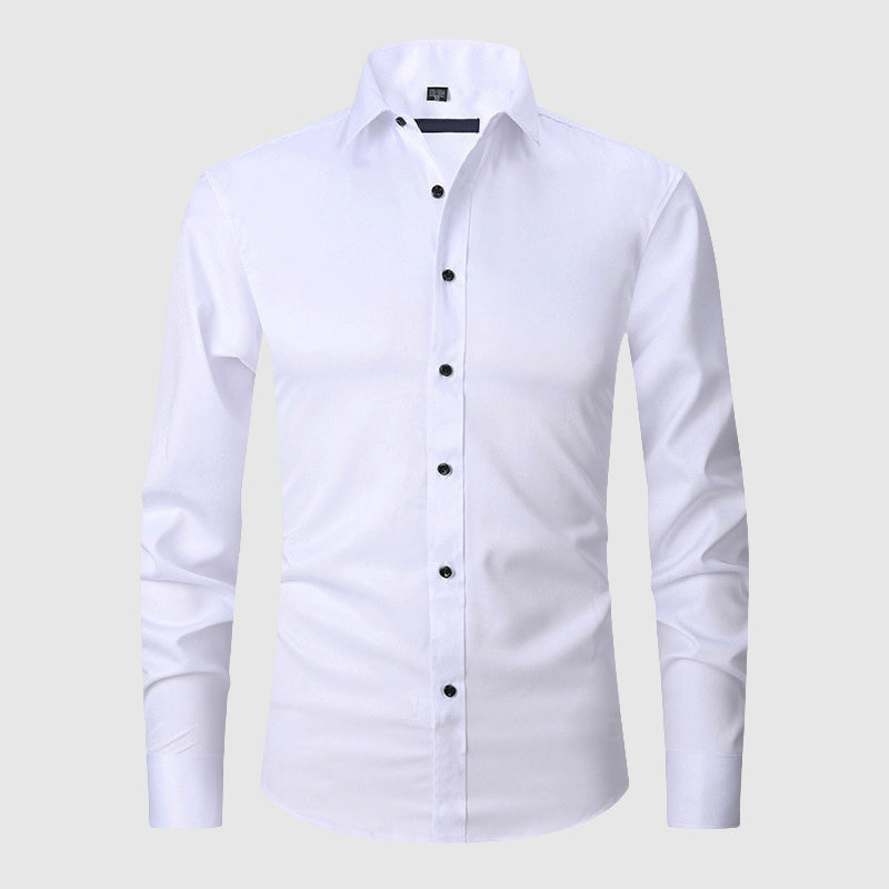 Marco De Luca Slim-Fit Stretch Dress Shirt