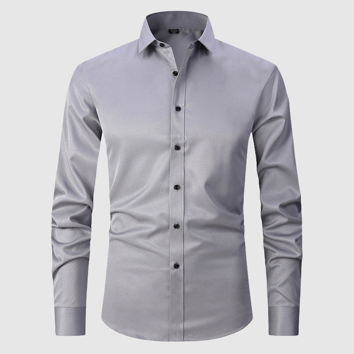 Marco De Luca Slim-Fit Stretch Dress Shirt