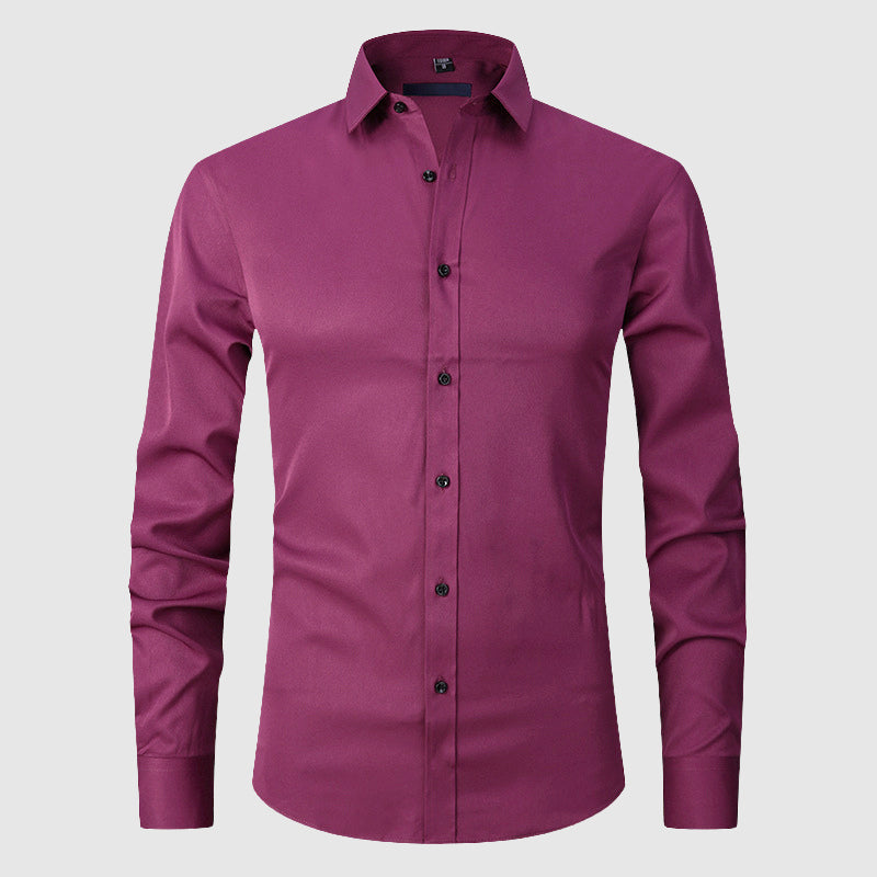 Marco De Luca Slim-Fit Stretch Dress Shirt