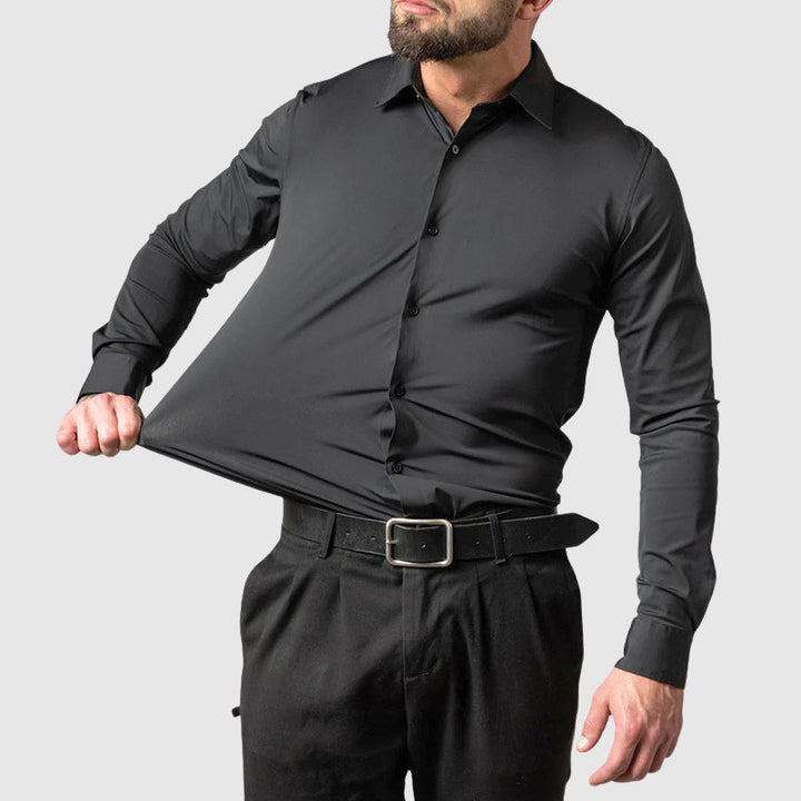 Marco De Luca Slim-Fit Stretch Dress Shirt