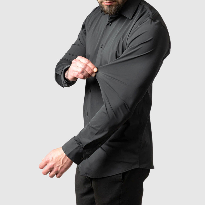 Marco De Luca Slim-Fit Stretch Dress Shirt