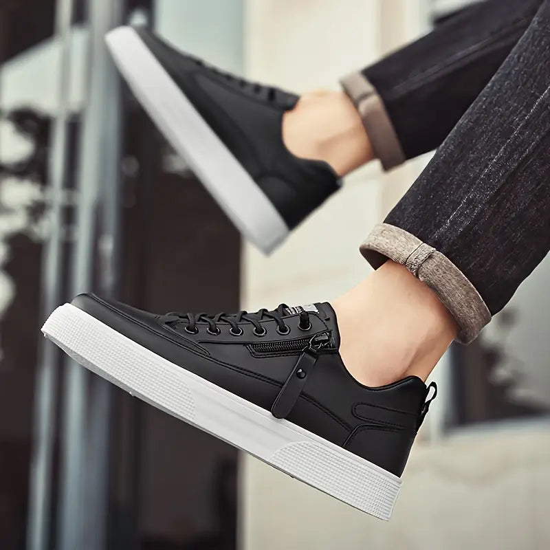 Metro Line Leather Sneakers