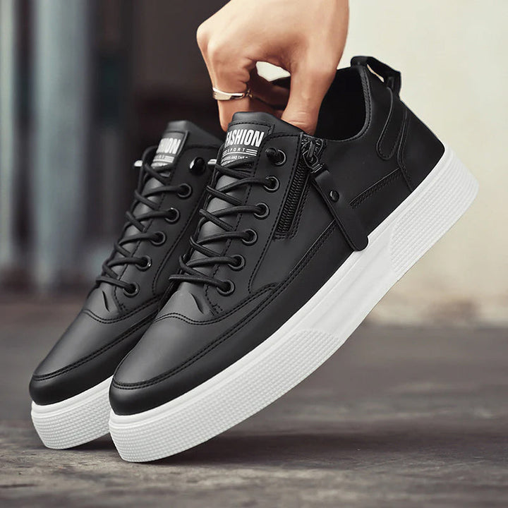 Metro Line Leather Sneakers