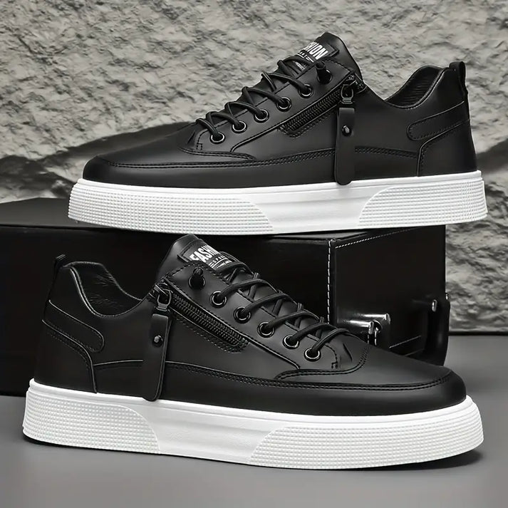 Metro Line Leather Sneakers