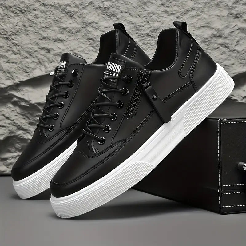 Metro Line Leather Sneakers