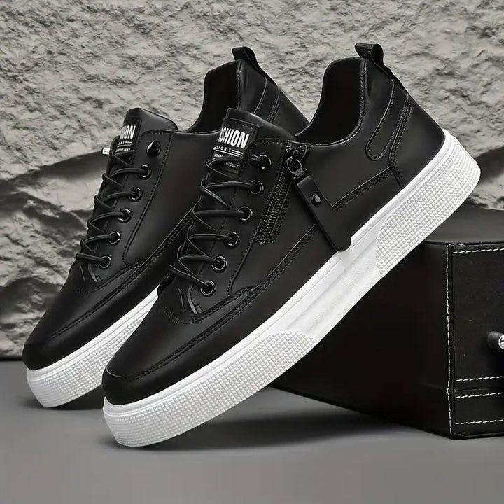 Metro Line Leather Sneakers